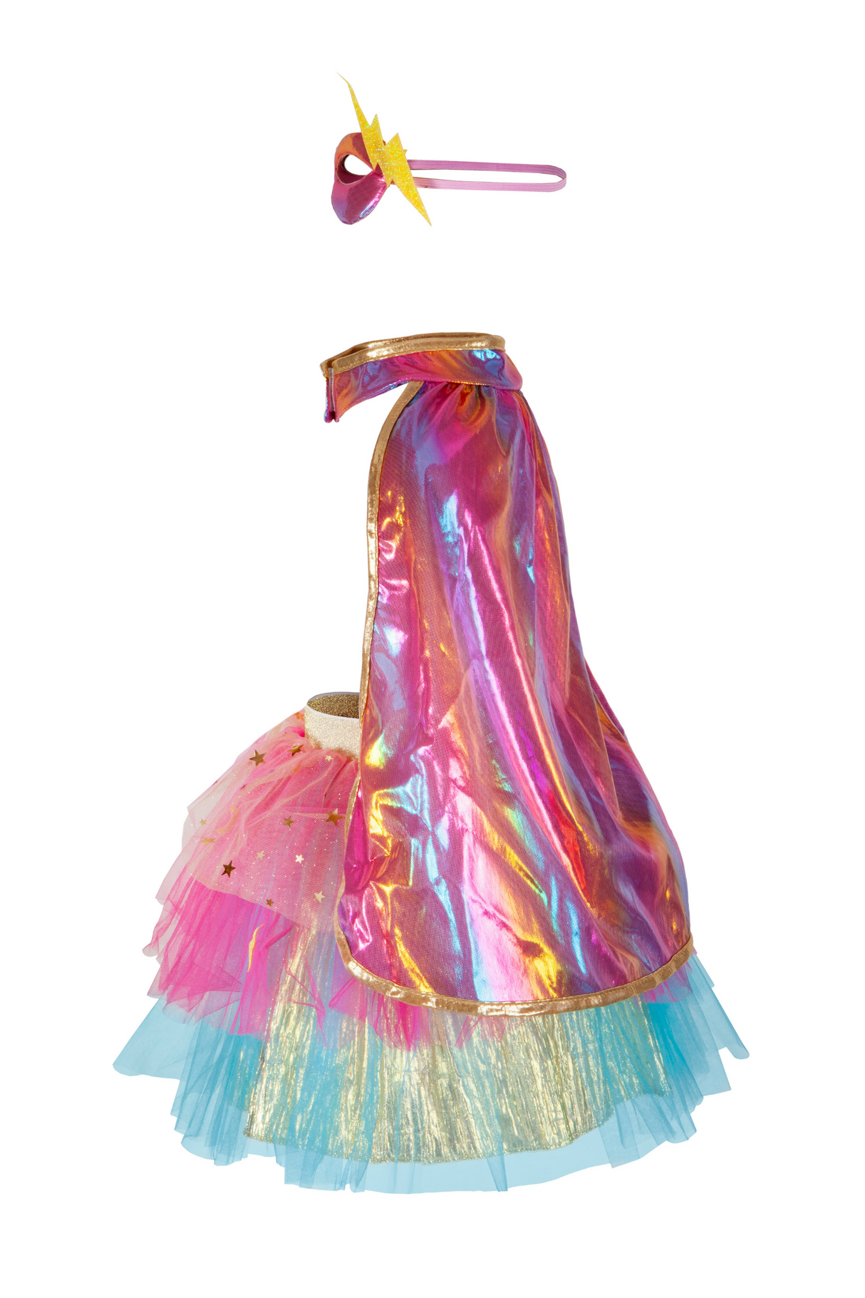 Super-duper Tutu/Cape/Mask - Pink & Gold