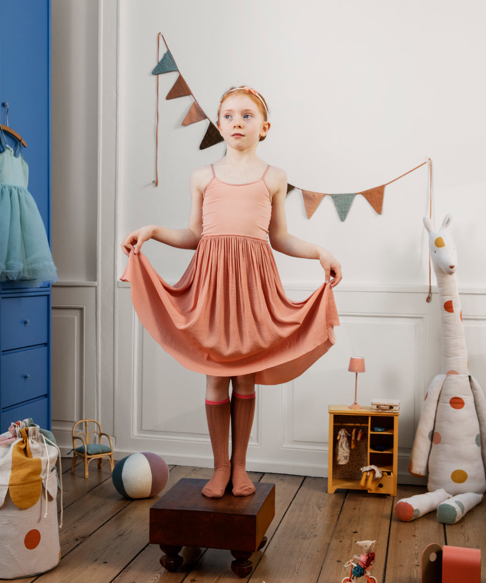 Ballerina Dress - Melon
