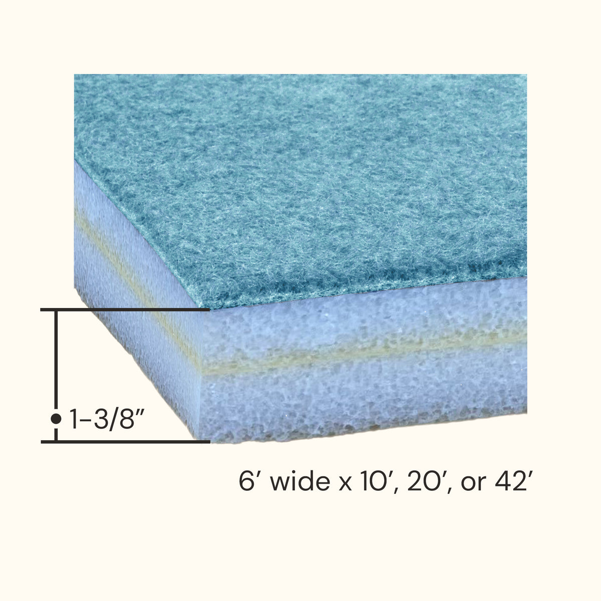 Carpet Bonded Foam Mat (Cheer Mat)