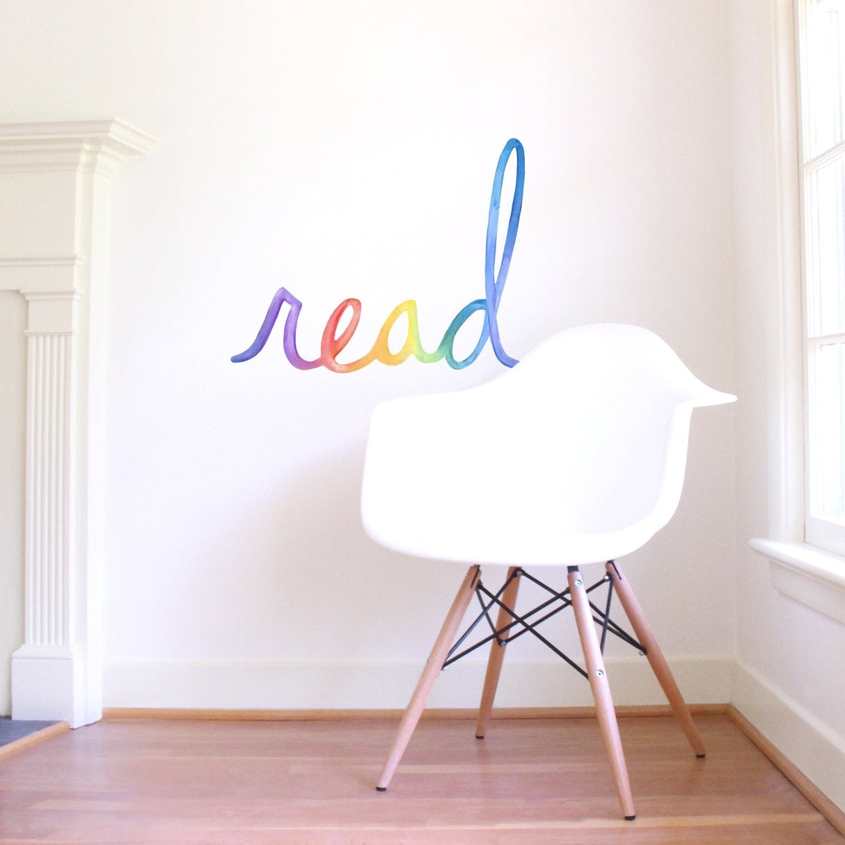 Watercolor Words • Read • Peel-and-Stick Wall Decals