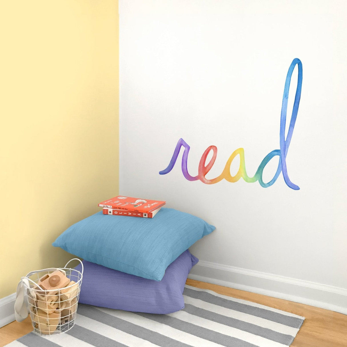 Watercolor Words • Read • Peel-and-Stick Wall Decals