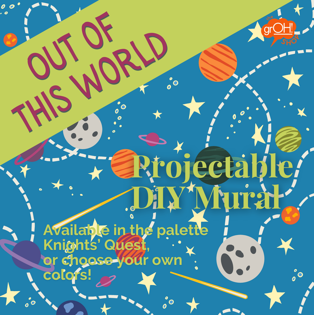 DIY Mural: Out of This World