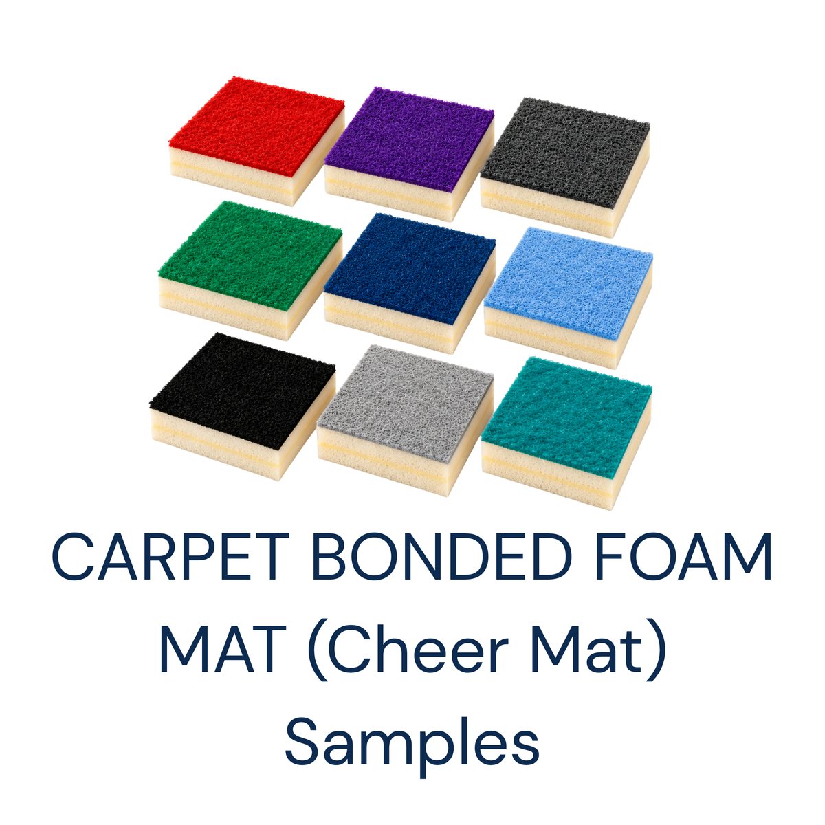 Carpet Bonded Foam Mat (Cheer Mat) Samples