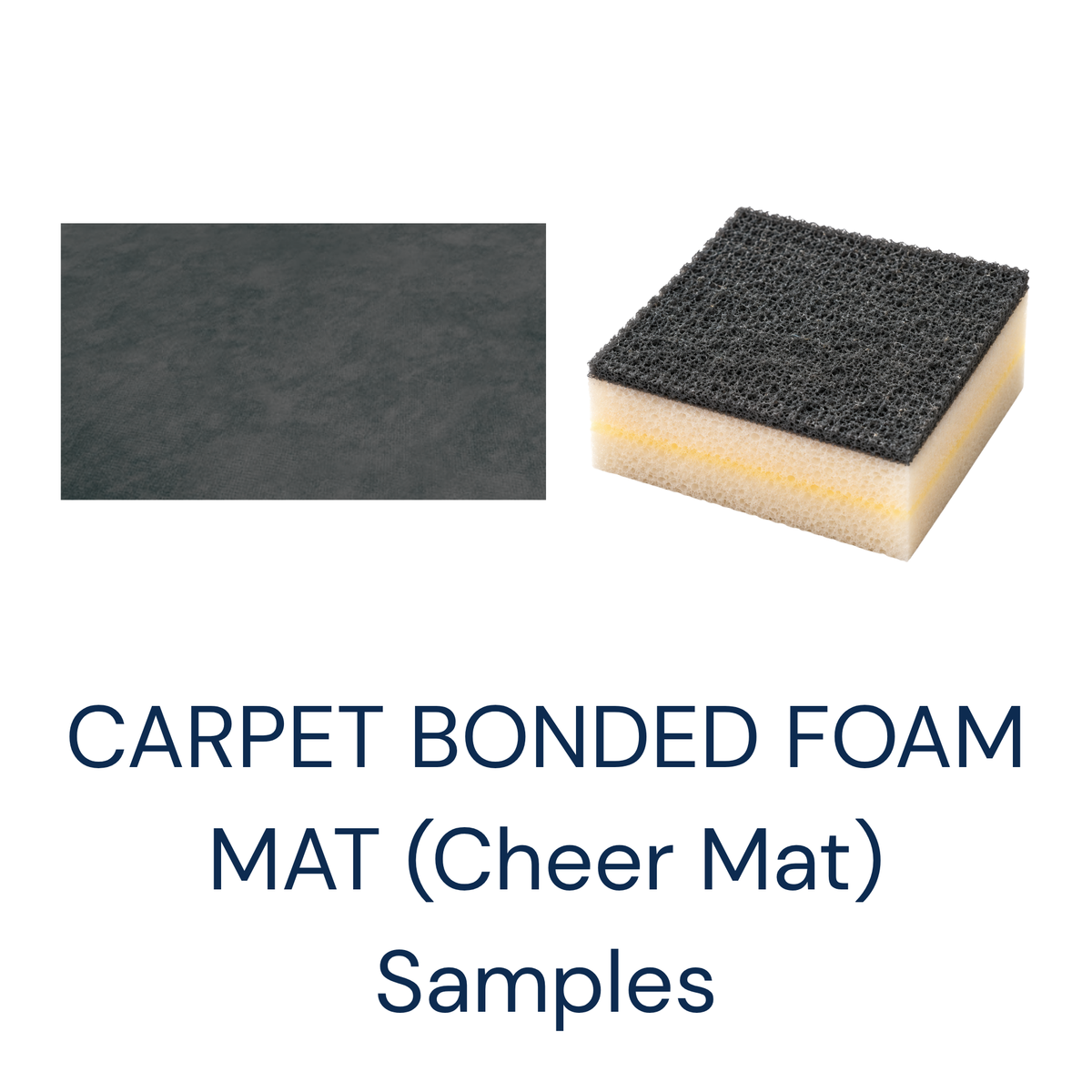 Carpet Bonded Foam Mat (Cheer Mat) Samples