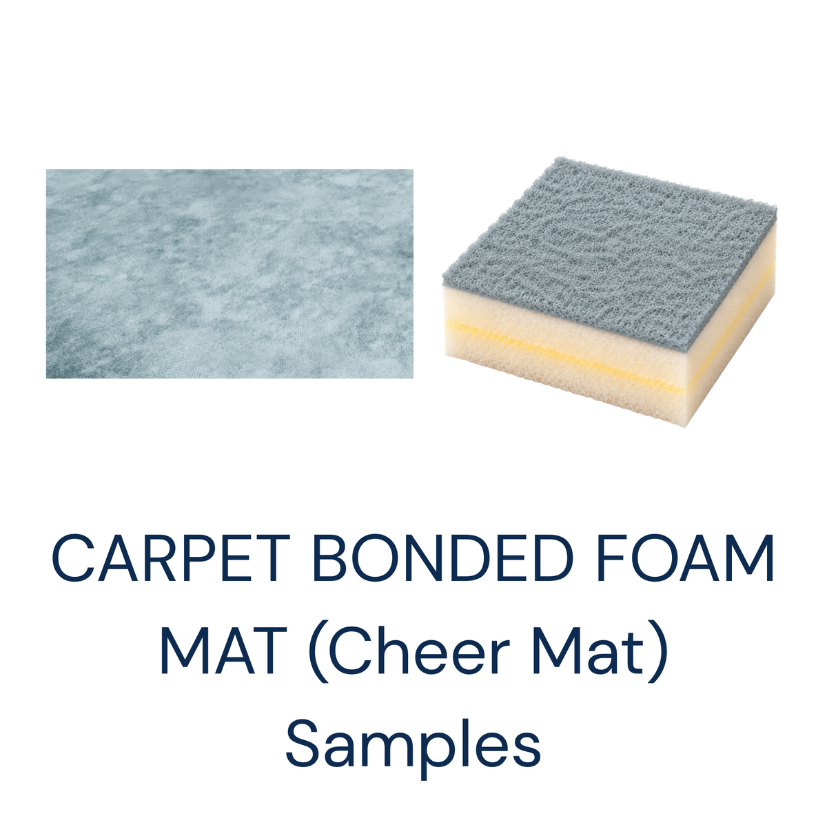 Carpet Bonded Foam Mat (Cheer Mat) Samples
