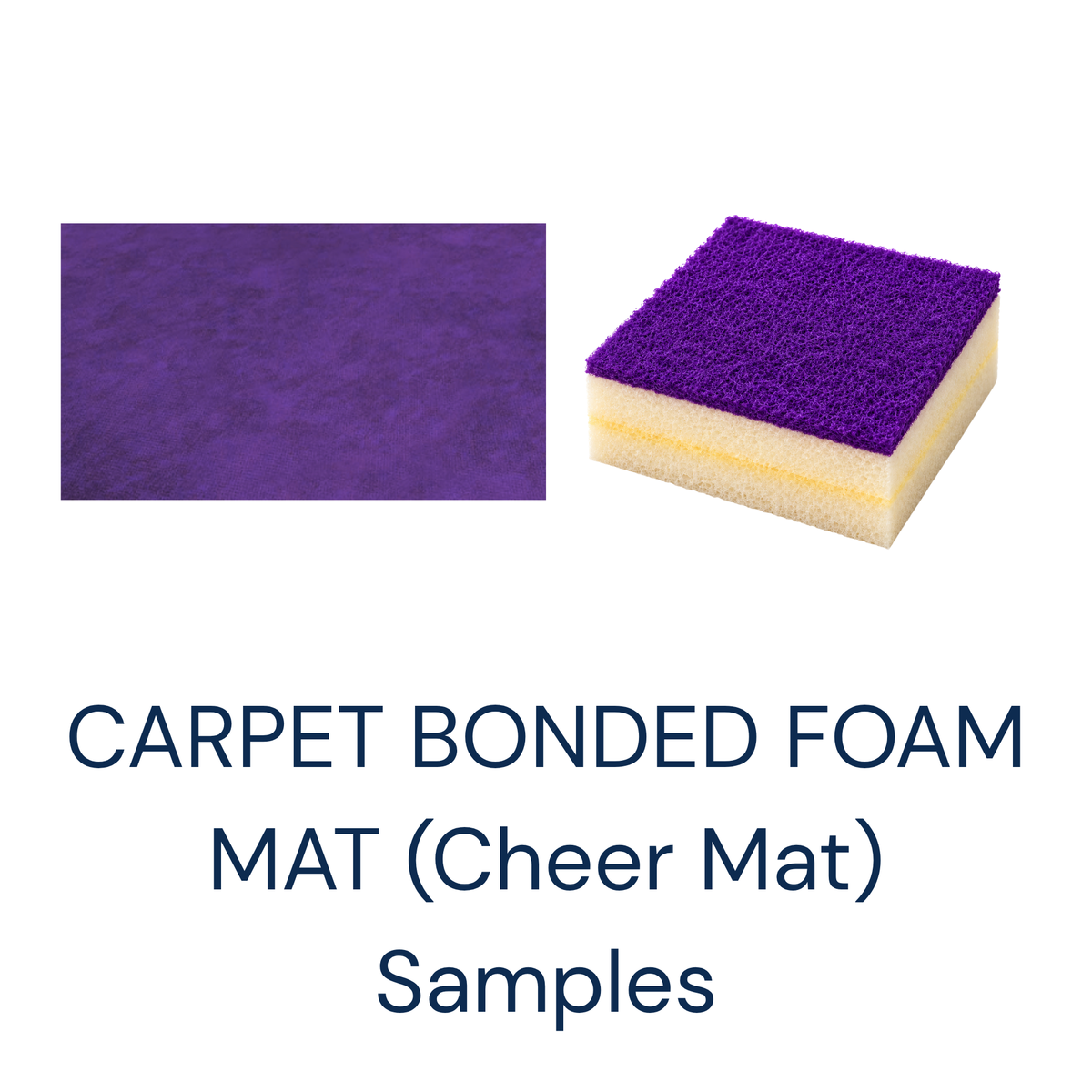 Carpet Bonded Foam Mat (Cheer Mat) Samples