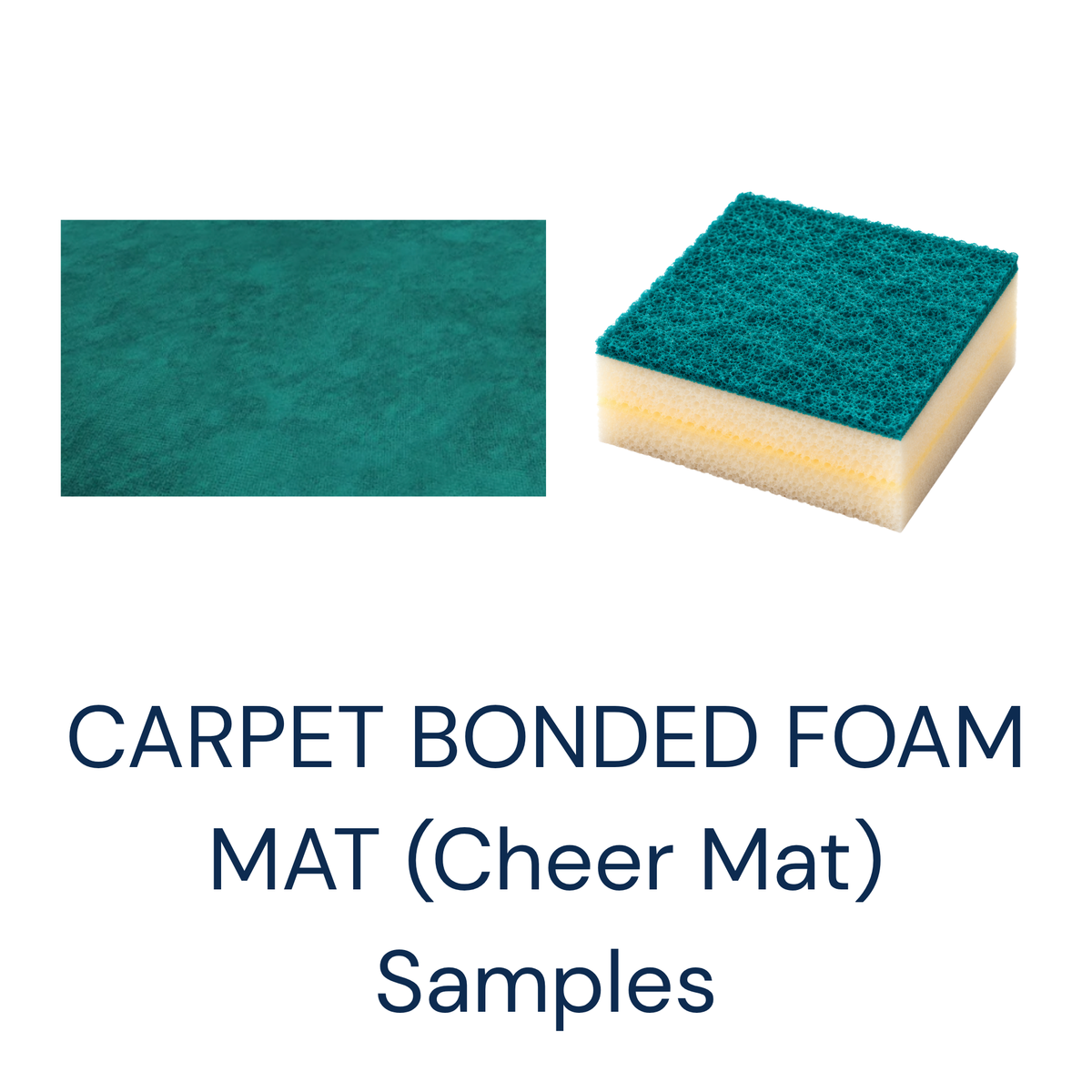 Carpet Bonded Foam Mat (Cheer Mat) Samples