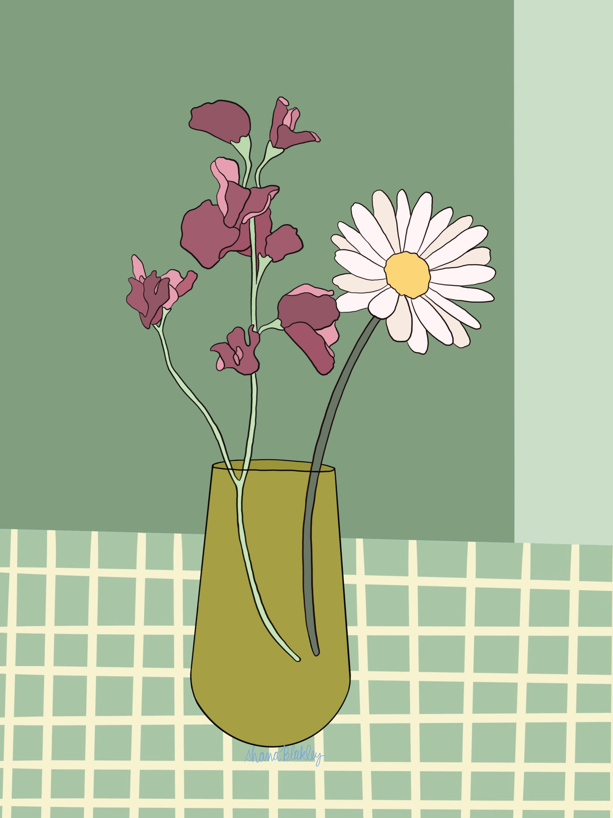 April | Daisy + Sweet Pea