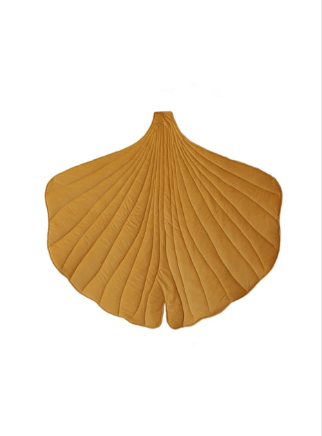 Velvet “Honey” Ginkgo Leaf Mat
