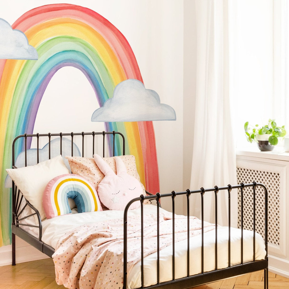 Watercolor Rainbow • Extra Large • Peel-and-Stick Wall Decals