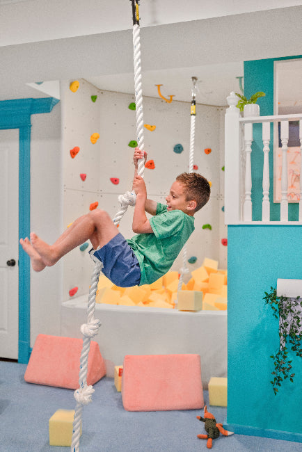 Indoor Play Equipment Essentials: The Brain Benefits of Rope Features and Unstable Climbing