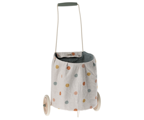 Trolley, Multi Dots - Blue