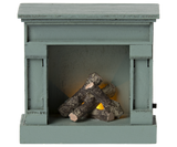 Fireplace, Mouse - Blue