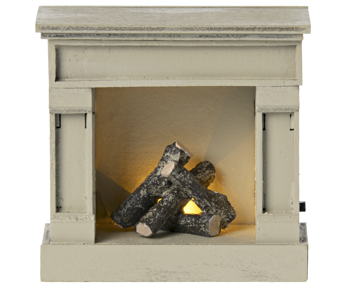 Fireplace, Mouse - Off White
