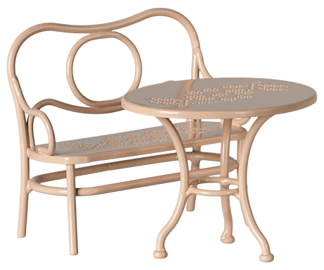 Café Set, Mouse, Big - Pale Pink