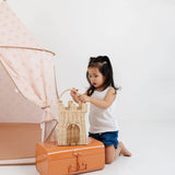 Rainbow Peach Play Tent