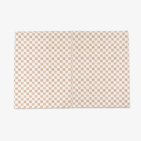 Checker Toffee Vegan Leather Mat
