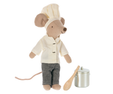 Chef Mouse With Soup Pot and Spoon