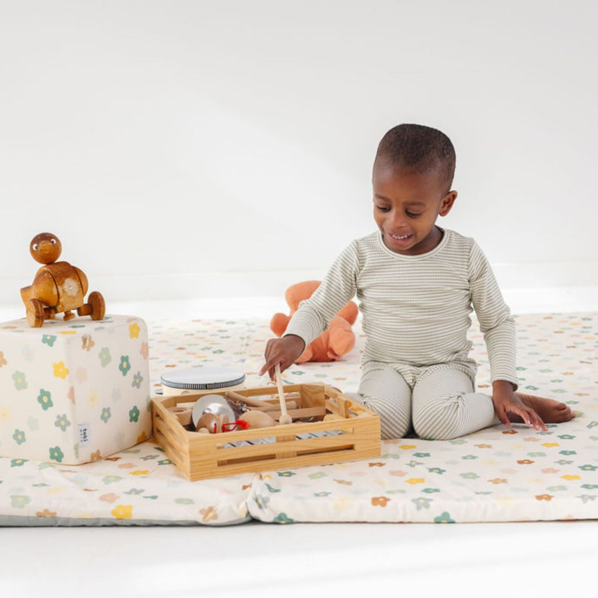 Playful Posies Organic Cotton Mat