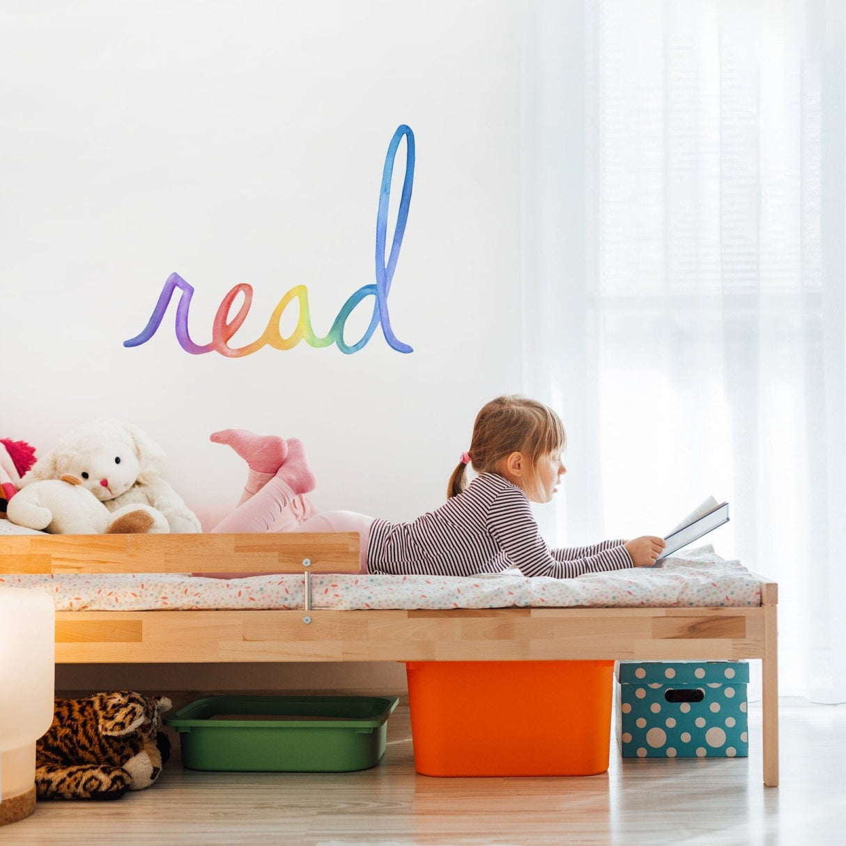 Watercolor Words • Read • Peel-and-Stick Wall Decals