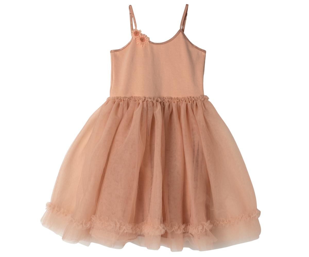 Princess Tulle Dress - Melon (2-3 years)