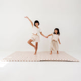 Checker Toffee Vegan Leather Mat