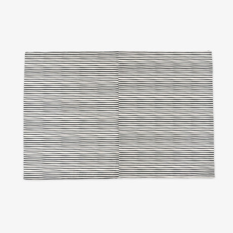 Bold Stripe Vegan Leather Mat