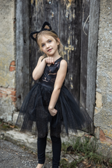 Black Cat Dress & Headpiece