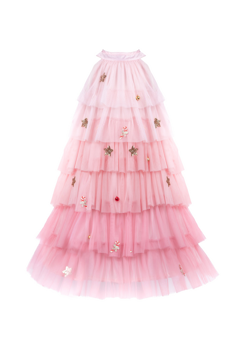 Christmas Tree Dress with Headpiece