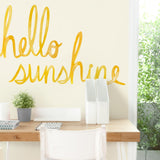 Watercolor Words • Hello Sunshine • Peel-and-Stick Wall Decals