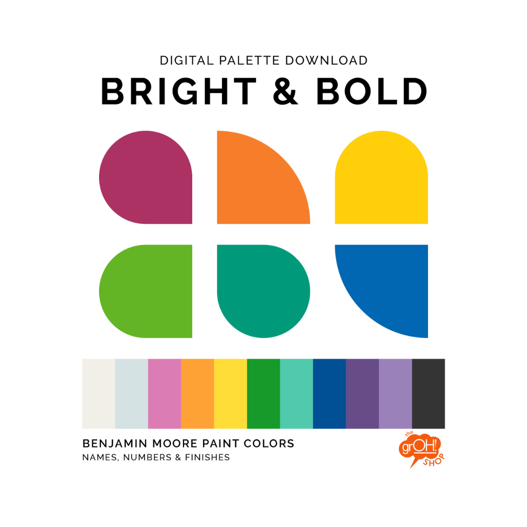 Paint Color Palette: Bright and Bold