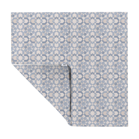 Blue Tile Vegan Leather Mat