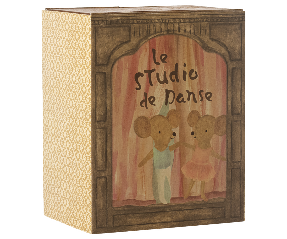 Ballet Mice in Dance Studio, Little Sister and Brother