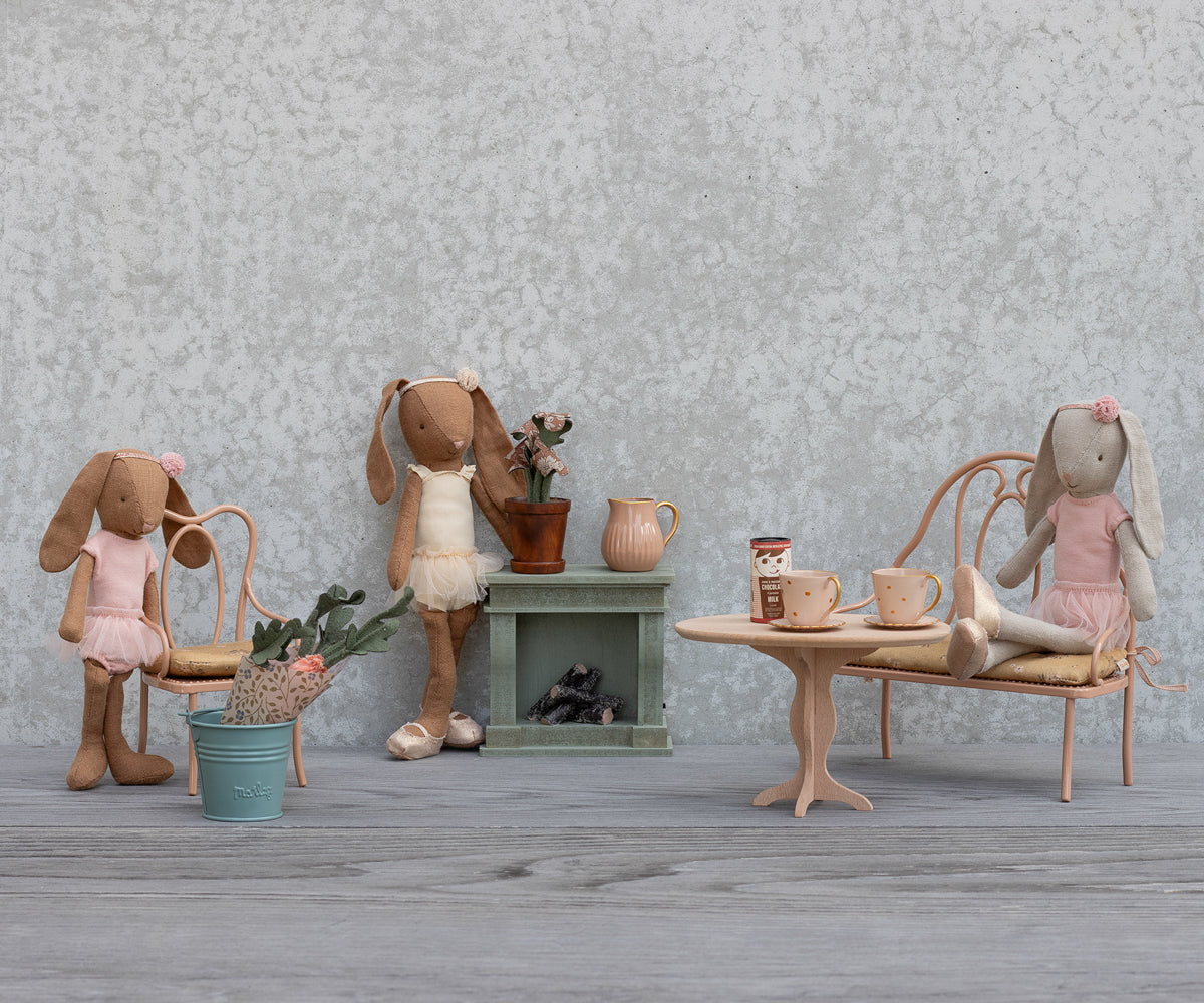 Vintage Bench, Mini - Dark powder