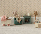 Fireplace, Mouse - Blue