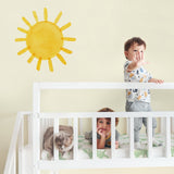Watercolor Sun • Medium • Peel-and-Stick Wall Decals