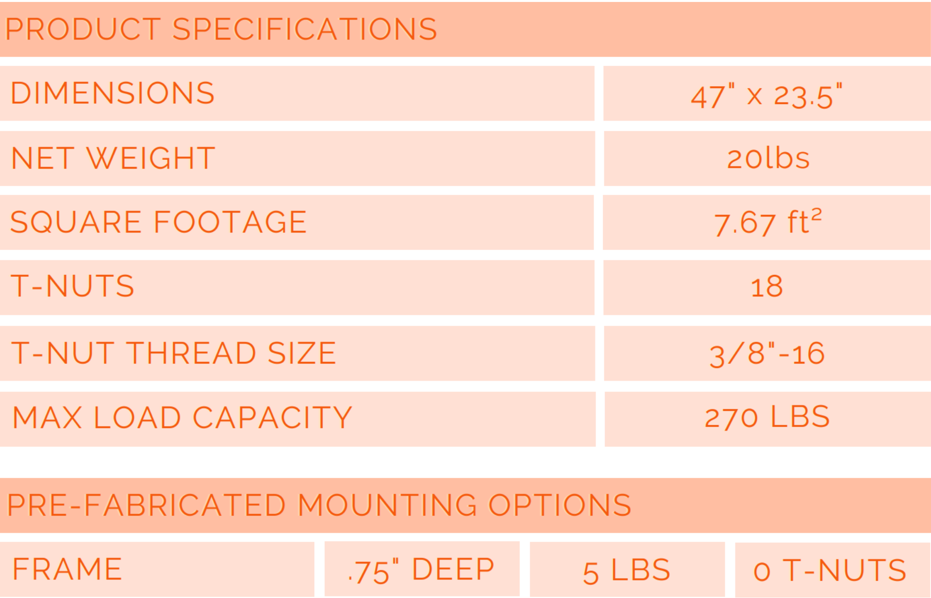 Product Specifications footer image