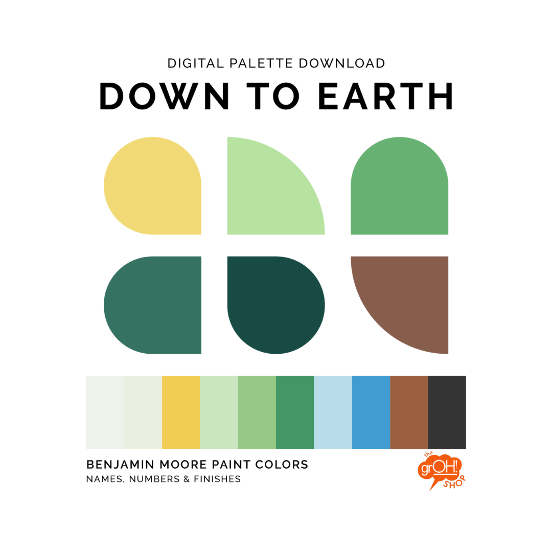 Paint Color Palette: Down to Earth