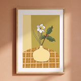 December | Narcissus + Holly
