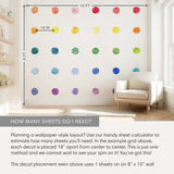 Watercolor Dots • Rainbow • Large • Peel-and-Stick Wall Decals