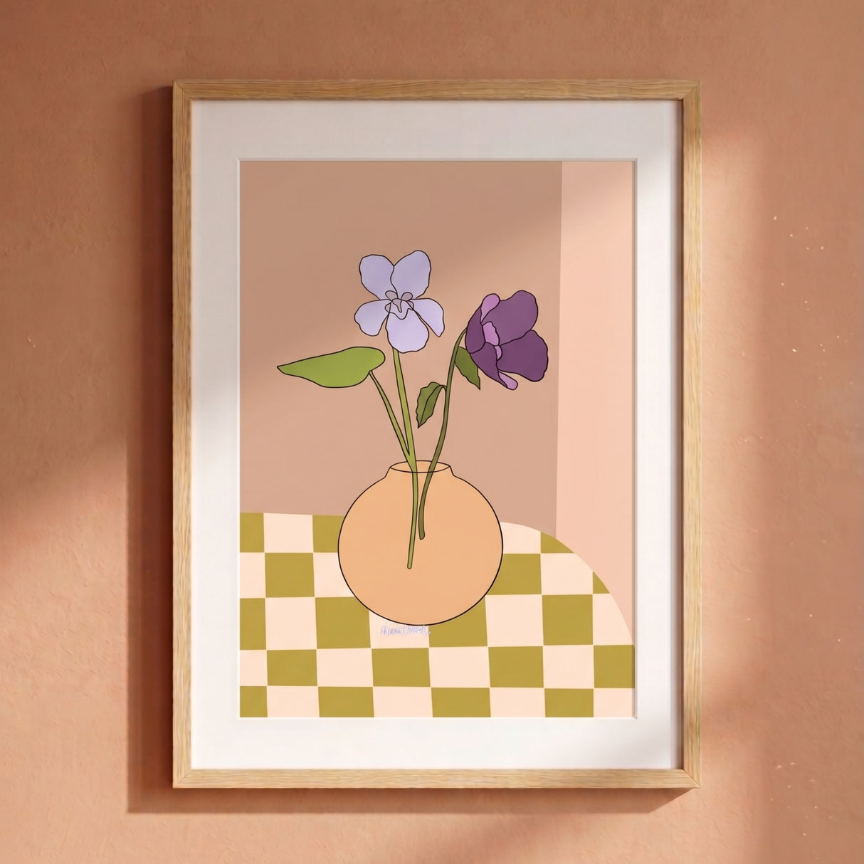 February | Violet and Primrose