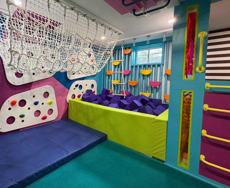 A custom foam pit