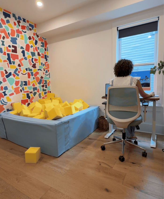 The Everyday Foam Pit in a real room