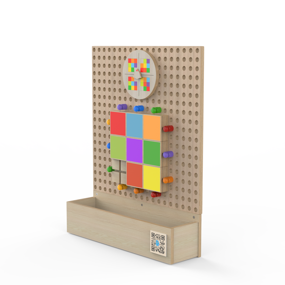 Kidworx Small Kit Grid Glider Tile Challenge