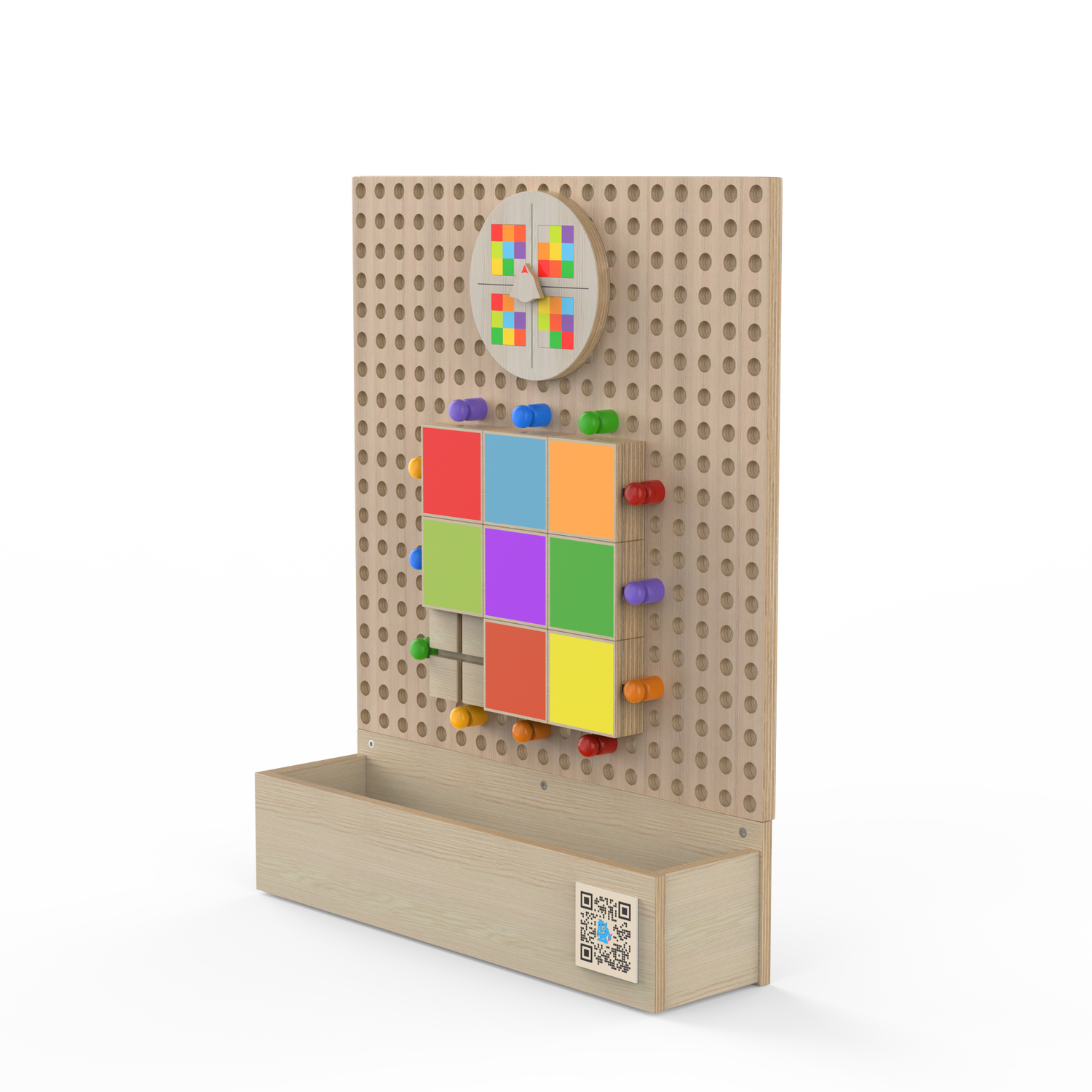 Kidworx Small Kit Grid Glider Tile Challenge