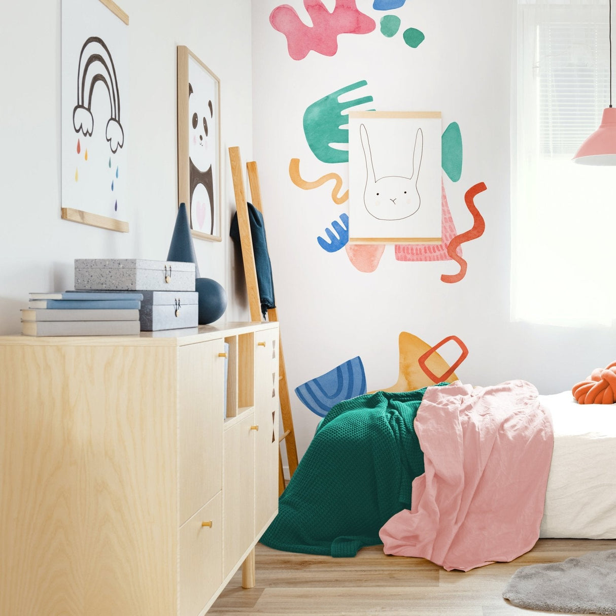 Abstract Shapes Kit • Fresh • Medium • Peel-and-Stick Wall Decals