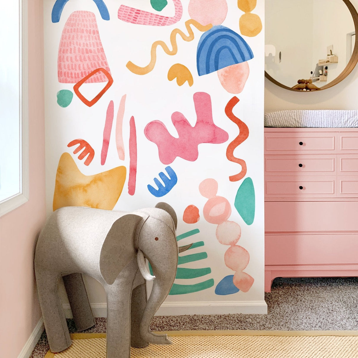 Abstract Shapes Kit • Fresh • Medium • Peel-and-Stick Wall Decals