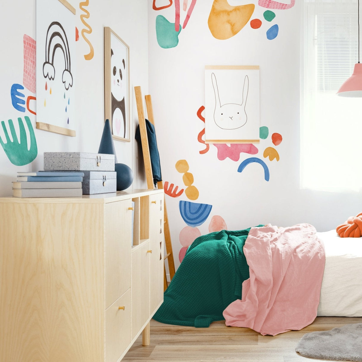 Abstract Shapes Kit • Fresh • Small • Peel-and-Stick Wall Decals