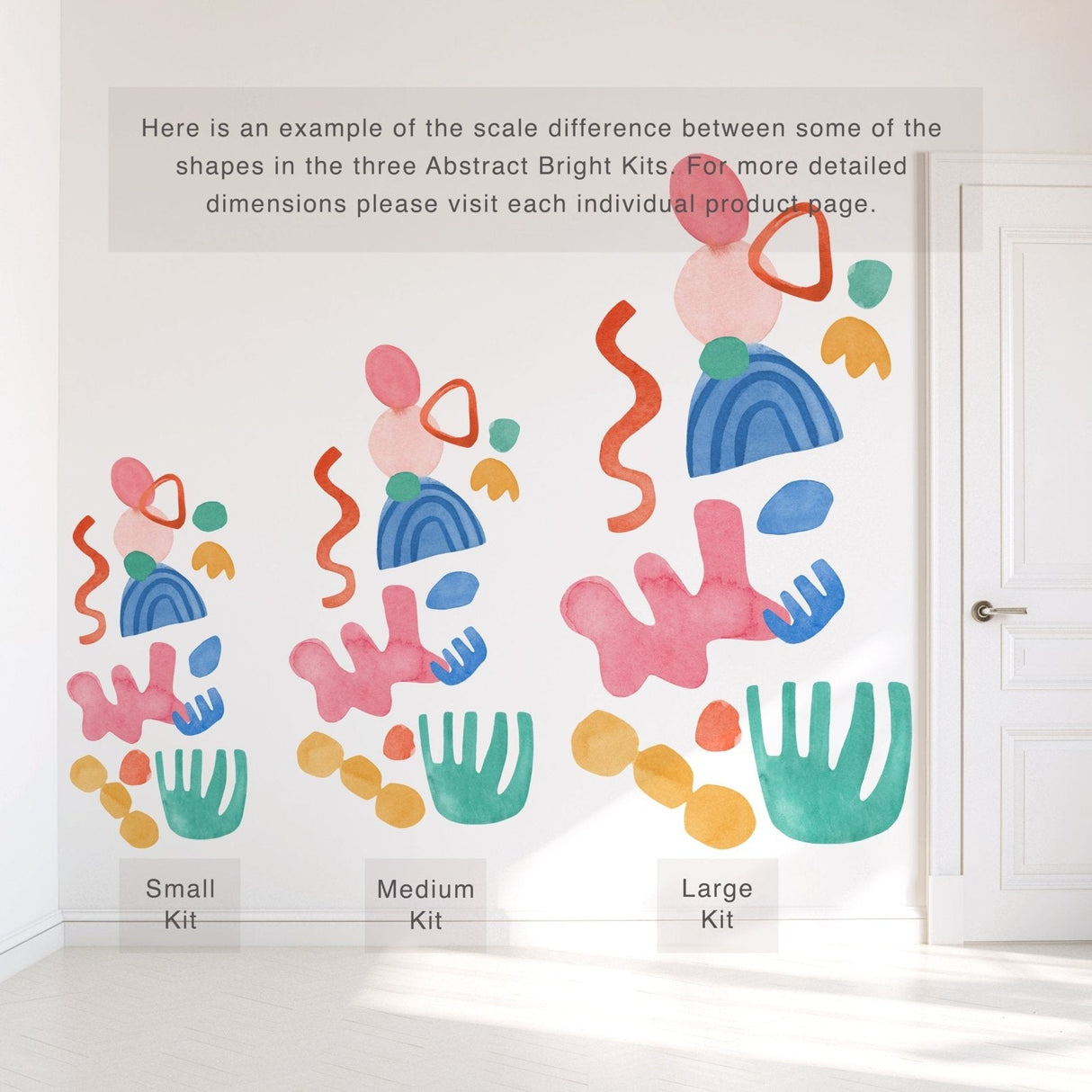 Abstract Shapes Kit • Fresh • Small • Peel-and-Stick Wall Decals