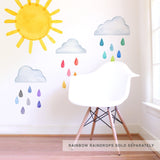 Watercolor Sun • Large • Peel-and-Stick Wall Decals
